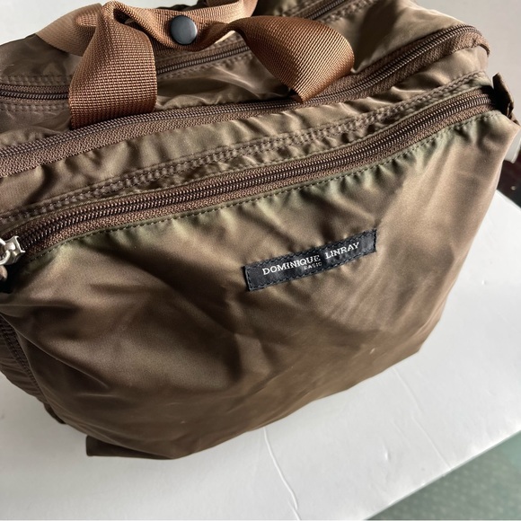 Dominique Linray Basic Shoulder brown Bag - Picture 9 of 13